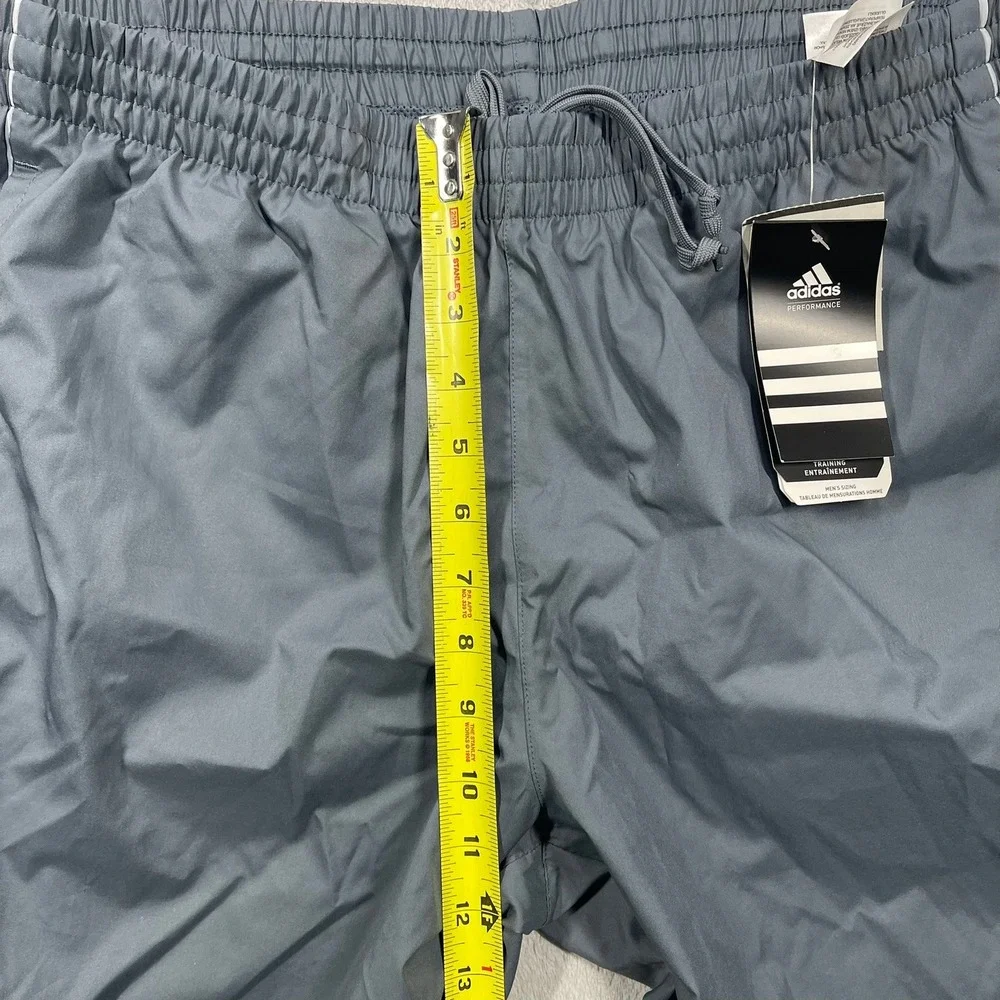 Adidas Performance FatStripes Wv P Pants Mens Large Gray Windbreaker Mesh Lined